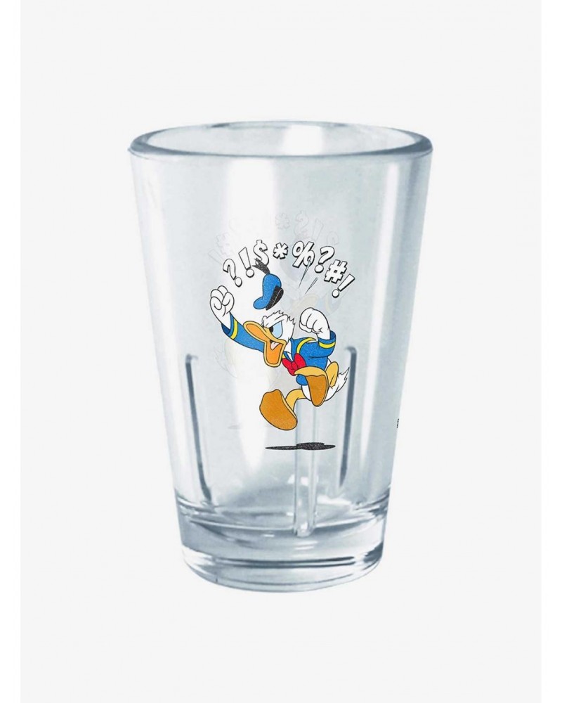 Disney Mickey Mouse Donald Mad Mini Glass $3.61 Glasses