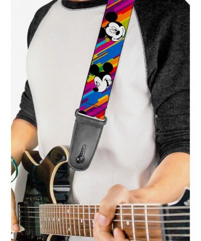 Disney Mickey Mouse Expressions Multicolor Guitar Strap $9.71 Guitar Straps