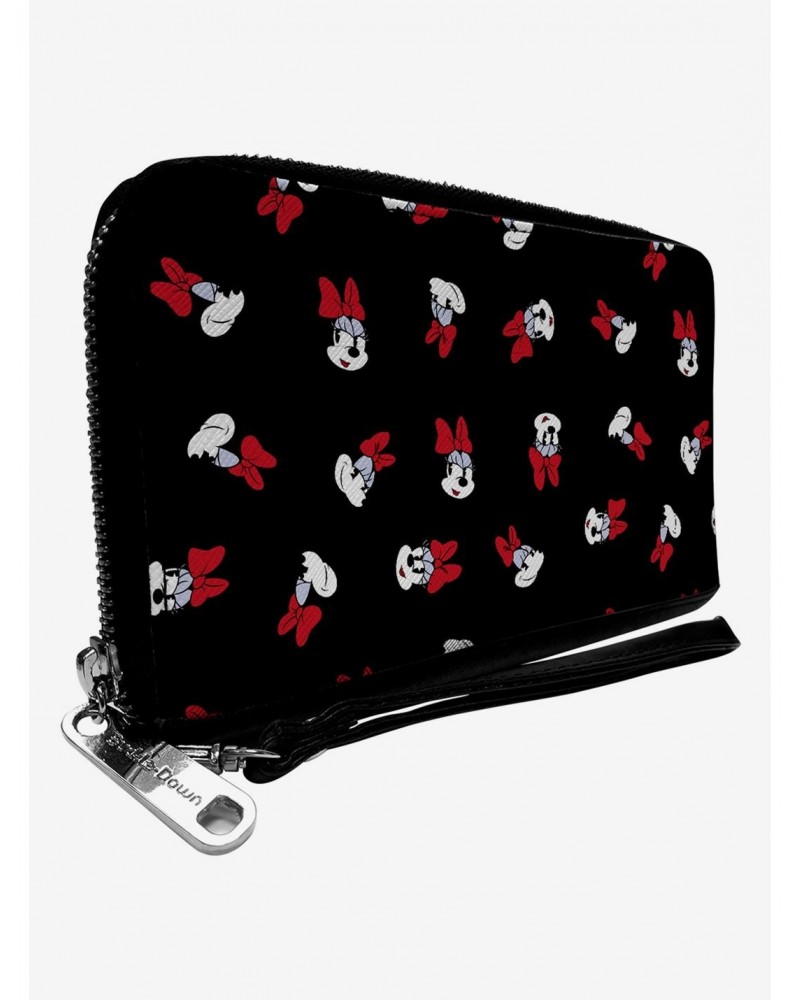 Disney Minnie Mouse Toss Print Zip Around Wallet $17.59 Wallets