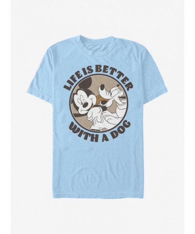 Disney Mickey Mouse Dog Life T-Shirt $7.27 T-Shirts