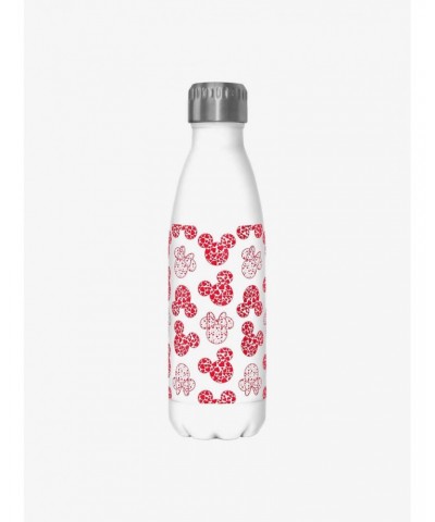 Disney Mickey Mouse Mickey & Minnie Heart Ears Water Bottle $9.16 Water Bottles