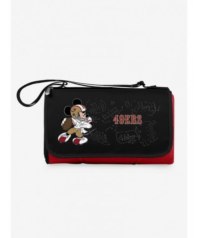 Disney Mickey Mouse NFL SF 49Ers Outdoor Picnic Blanket $19.32 Blankets