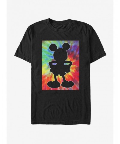 Disney Mickey Mouse Tie-Dye Background Mickey T-Shirt $8.60 T-Shirts