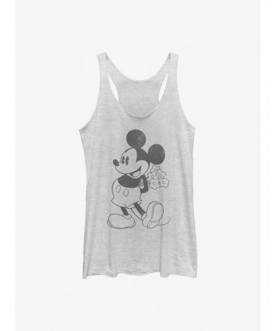 Disney Mickey Mouse Mickey Black And White Girls Tank $7.46 Tanks