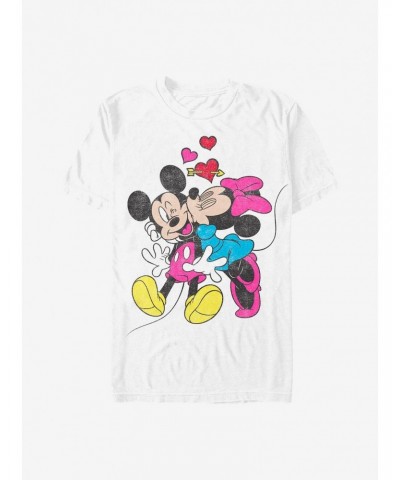 Disney Mickey Mouse Mickey Minnie Love T-Shirt $7.65 T-Shirts