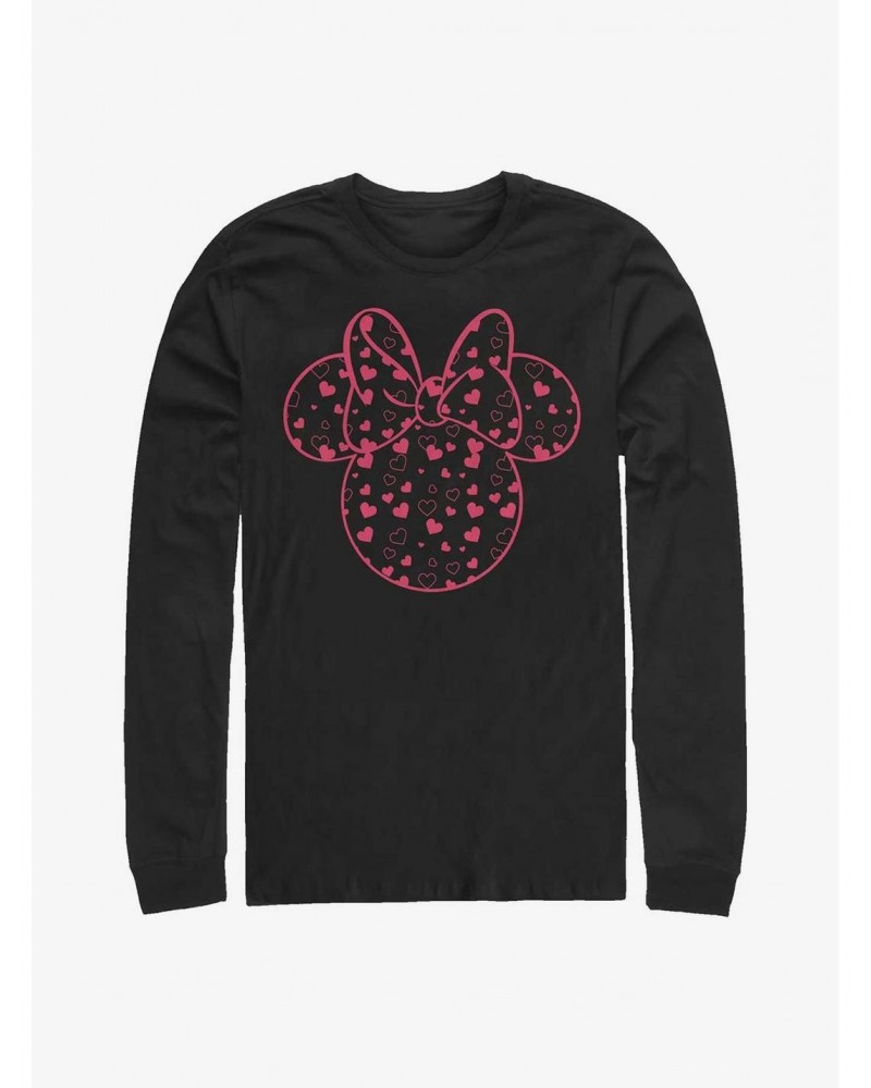 Disney Minnie Mouse Minnie Hearts Fill Long-Sleeve T-Shirt $8.42 T-Shirts