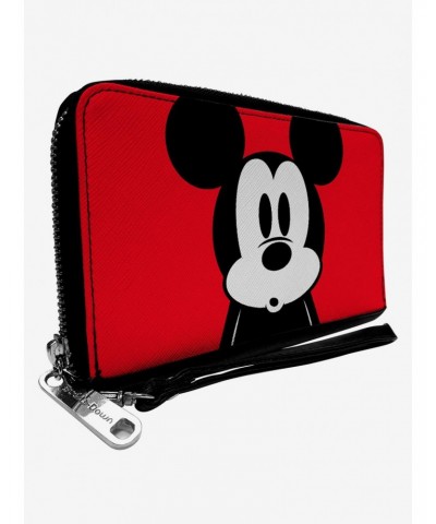 Disney Mickey Mouse Surprise Close Up Zip Around Wallet $11.52 Wallets