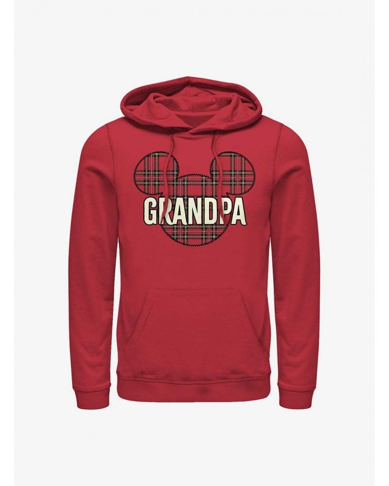 Disney Mickey Mouse Grandpa Holiday Patch Hoodie $12.21 Hoodies