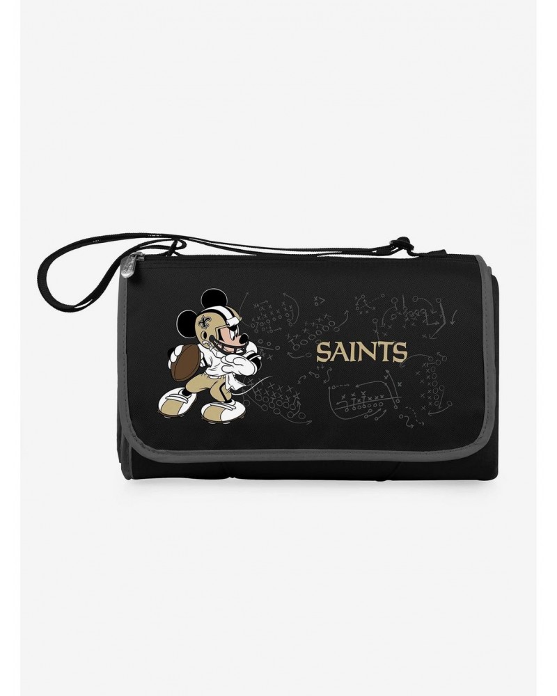 Disney Mickey Mouse NFL New Orleans Saints Outdoor Picnic Blanket $14.93 Blankets