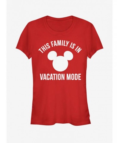 Disney Mickey Mouse Vacation Mode Girls T-Shirt $6.18 T-Shirts
