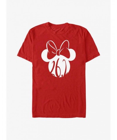 Disney Minnie Mouse 26.2 Marathon Ears T-Shirt $9.56 T-Shirts
