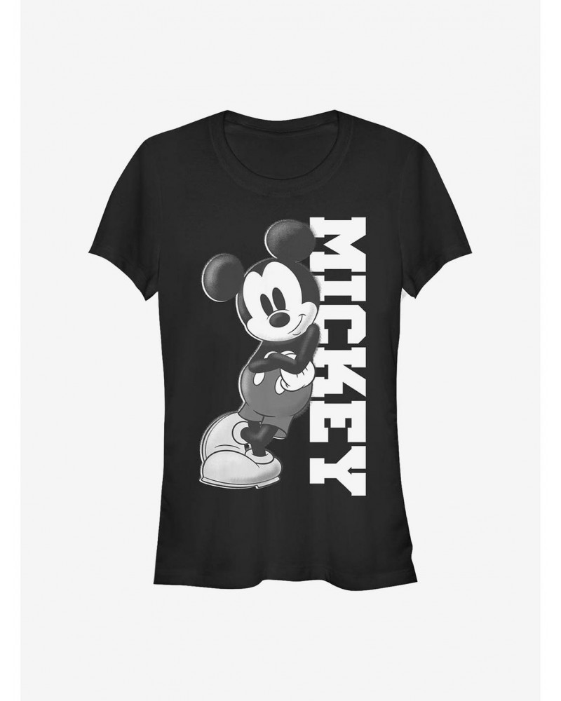 Disney Mickey Mouse Mickey Lean Girls T-Shirt $7.77 T-Shirts