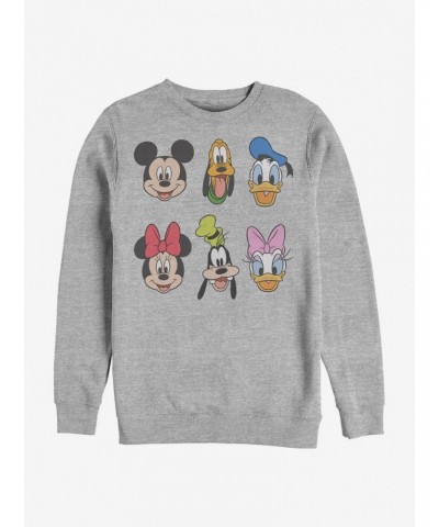Disney Mickey Mouse Always Trending Stack Crew Sweatshirt $12.10 Sweatshirts