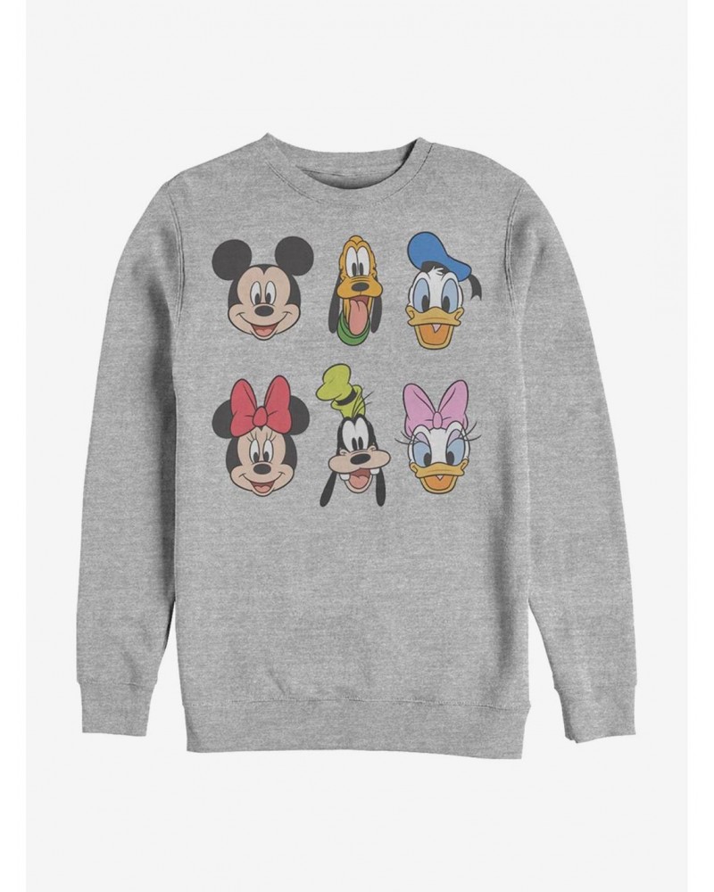 Disney Mickey Mouse Always Trending Stack Crew Sweatshirt $12.10 Sweatshirts