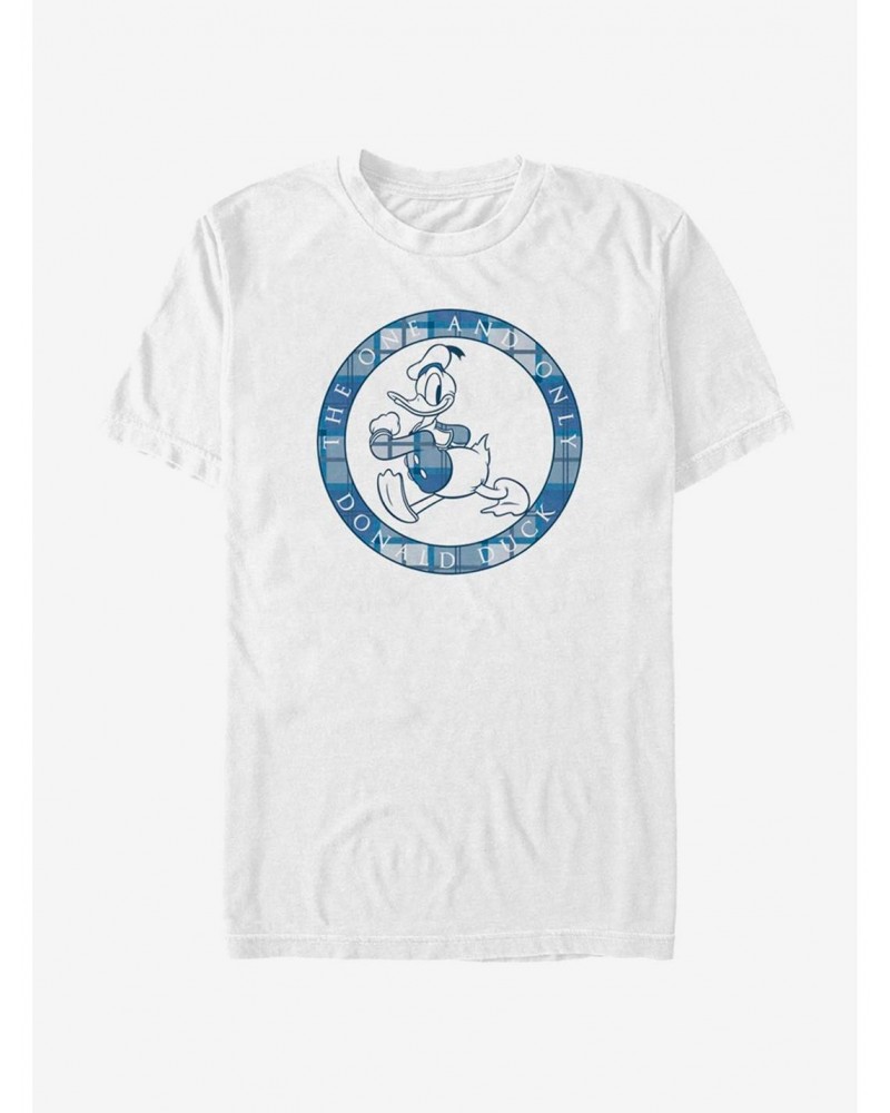 Disney Donald Duck Donald Tartan T-Shirt $7.07 T-Shirts
