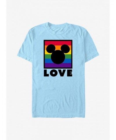 Disney Mickey Mouse Love Rainbow Box T-Shirt $8.03 T-Shirts