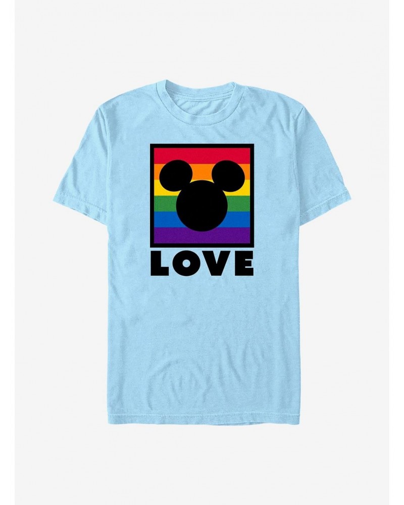 Disney Mickey Mouse Love Rainbow Box T-Shirt $8.03 T-Shirts