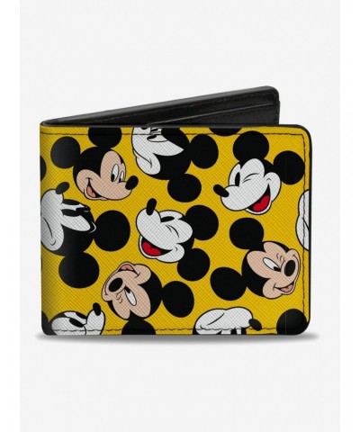 Disney Mickey Mouse Through Years Bifold Wallet $9.41 Wallets