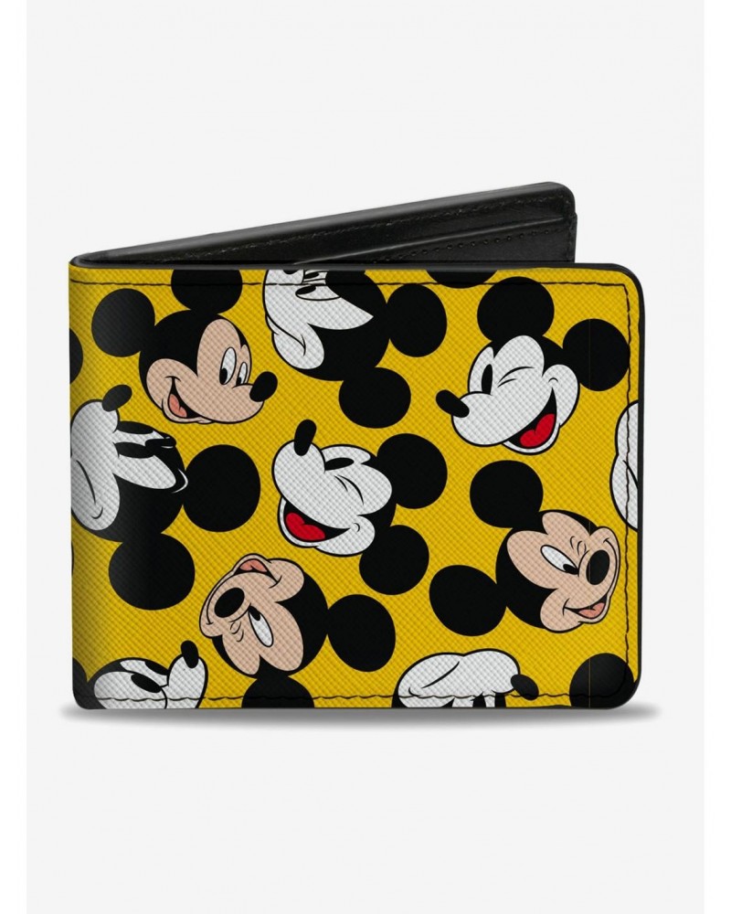 Disney Mickey Mouse Through Years Bifold Wallet $9.41 Wallets