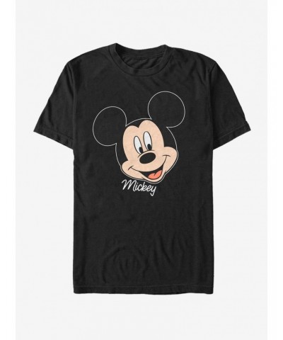 Disney Mickey Mouse Mickey Big Face T-Shirt $9.56 T-Shirts