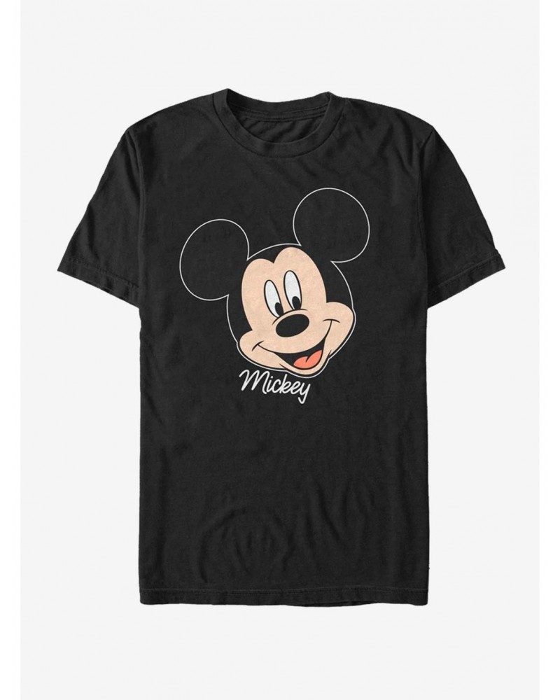 Disney Mickey Mouse Mickey Big Face T-Shirt $9.56 T-Shirts