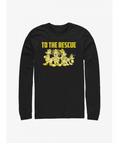 Disney Mickey Mouse Thanks Firefighters Long-Sleeve T-Shirt $11.32 T-Shirts