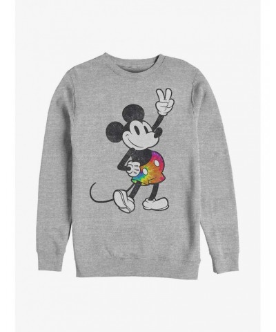 Disney Mickey Mouse Tie Dye Mickey Outfit Crew Sweatshirt $12.10 Sweatshirts