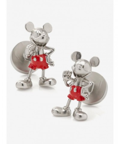 Disney Mickey Mouse Disney 100 Mickey Mouse 3D Enamel Cufflinks $146.96 Cufflinks