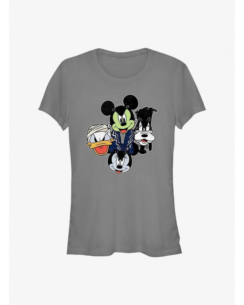 Disney Mickey Mouse Halloween Heads Girls T-Shirt $7.37 T-Shirts