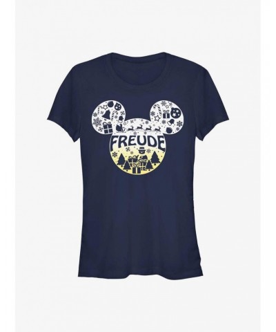 Disney Mickey Mouse Freude Joy in German Ears Girls T-Shirt $7.17 T-Shirts