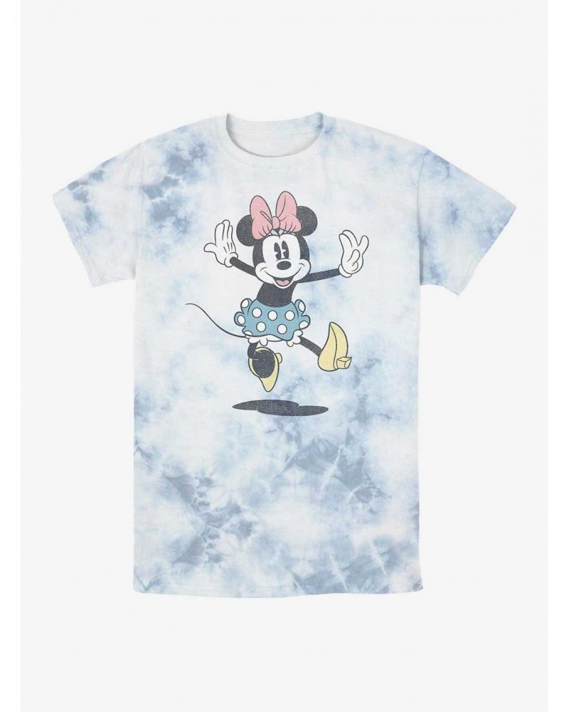 Disney Minnie Mouse Minnie Jump Tie-Dye T-Shirt $10.36 T-Shirts