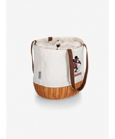 Disney Mickey Mouse NFL Tampa Bay Buccaneers Canvas Willow Basket Tote $19.47 Totes