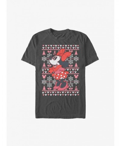 Disney Mickey Mouse Minnie Ugly Christmas Extra Soft T-Shirt $7.42 T-Shirts