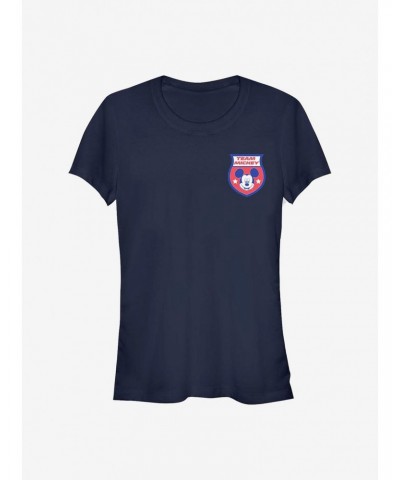 Disney Mickey Mouse France Badge Girls T-Shirt $7.97 T-Shirts