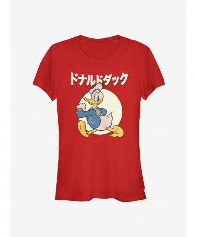 Disney Donald Duck Japanese Classic Girls T-Shirt $9.96 T-Shirts