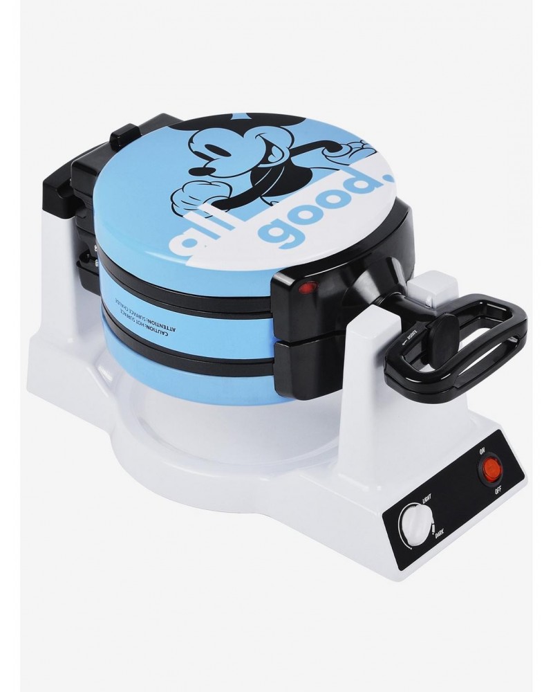 Disney Mickey Mouse And Minnie Mouse Double Flip Waffle Maker $46.95 Makers