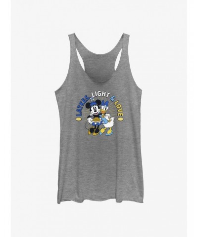 Disney Mickey Mouse Latkes Light & Love Minnie and Daisy Girls Tank $9.74 Tanks