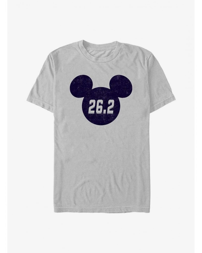 Disney Mickey Mouse 26.2 Marathon Ears T-Shirt $8.41 T-Shirts