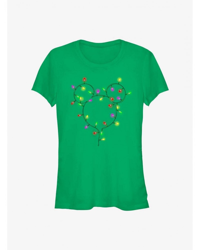 Disney Mickey Mouse Lights Strand Girls T-Shirt $9.76 T-Shirts