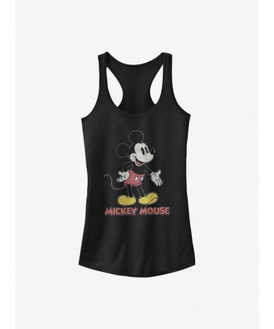 Disney Mickey Mouse 70's Mickey Girls Tank $8.37 Tanks