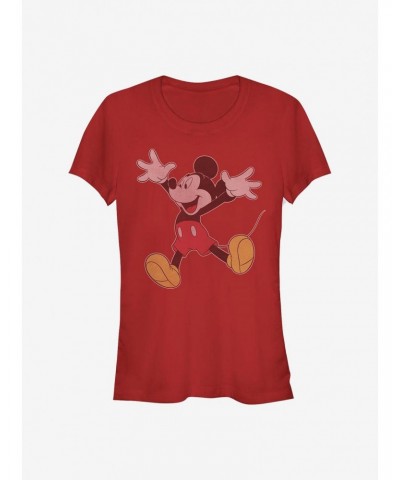 Disney Mickey Mouse Mickey Jump Girls T-Shirt $8.37 T-Shirts