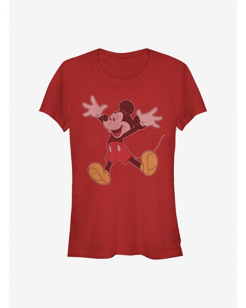 Disney Mickey Mouse Mickey Jump Girls T-Shirt $8.37 T-Shirts