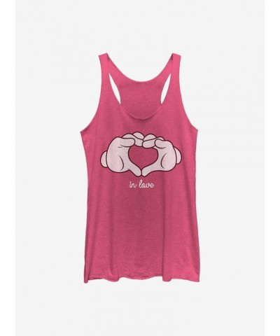 Disney Mickey Mouse Glove Heart Girls Tank $6.22 Tanks