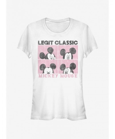 Disney Mickey Mouse Mickey Faces Girls T-Shirt $7.17 T-Shirts