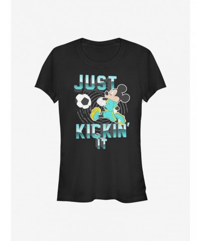 Disney Mickey Mouse Kickin' It Girls T-Shirt $6.77 T-Shirts
