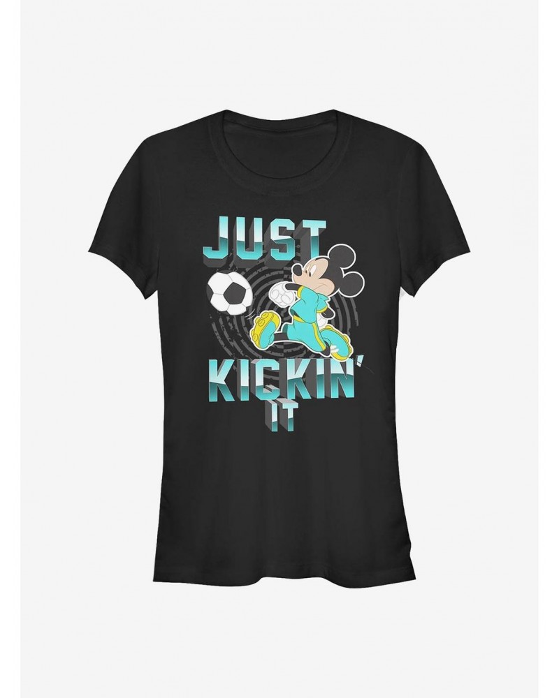 Disney Mickey Mouse Kickin' It Girls T-Shirt $6.77 T-Shirts