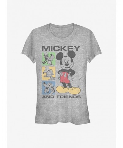 Disney Mickey Mouse Box Seats Girls T-Shirt $6.77 T-Shirts