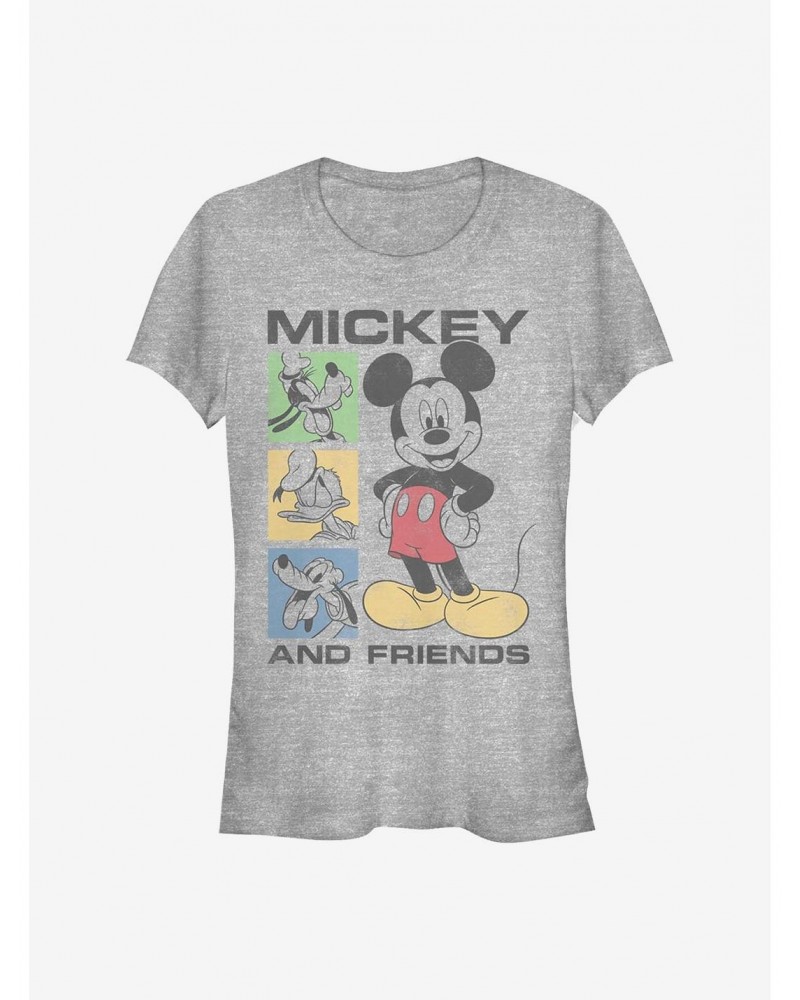 Disney Mickey Mouse Box Seats Girls T-Shirt $6.77 T-Shirts