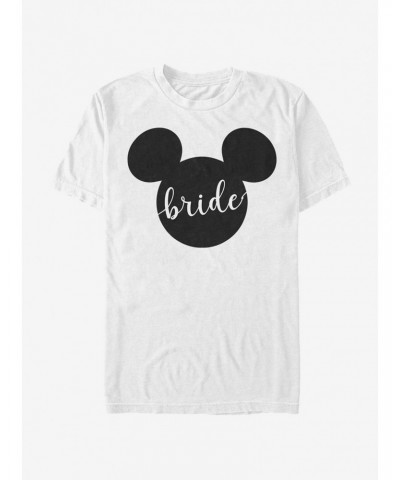 Disney Mickey Mouse Bride Ears T-Shirt $5.93 T-Shirts