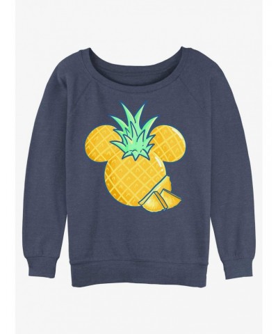 Disney Mickey Mouse Pineapple Girls Slouchy Sweatshirt $12.10 Sweatshirts